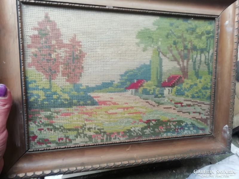 Gobelin kép mérete 39 cm x 29 cm