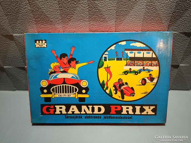 Grand Prix retro autós társasjáték