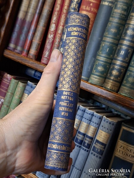 1932-RÉVAI KÖZNŰVELŐDÉSI KÖNYVTÁR -CONAN DOYLE: KETTŐS / FEÜLET... EXTRÉM RITKA KÖTETE-gyűjtői!