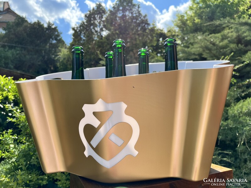 CHAMPAGNE CLUB - CHIVAS REGAL Arany Jégmedence és Jégkockatartó Szett – Kerti és Vízparti Bárkellék