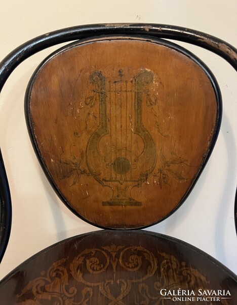 Thonet zongoraszék.1900-ból.