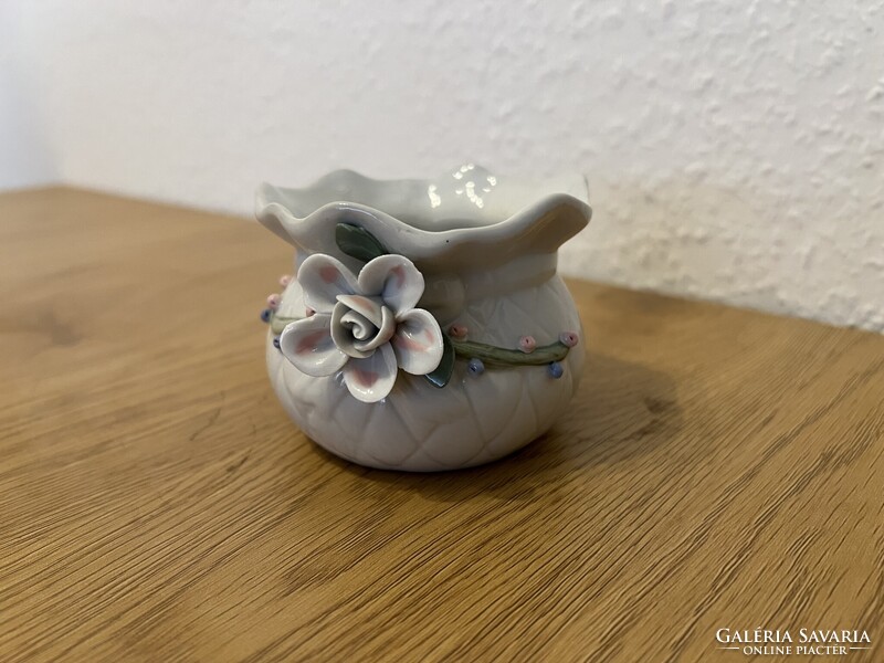 Porcelán cukortartó