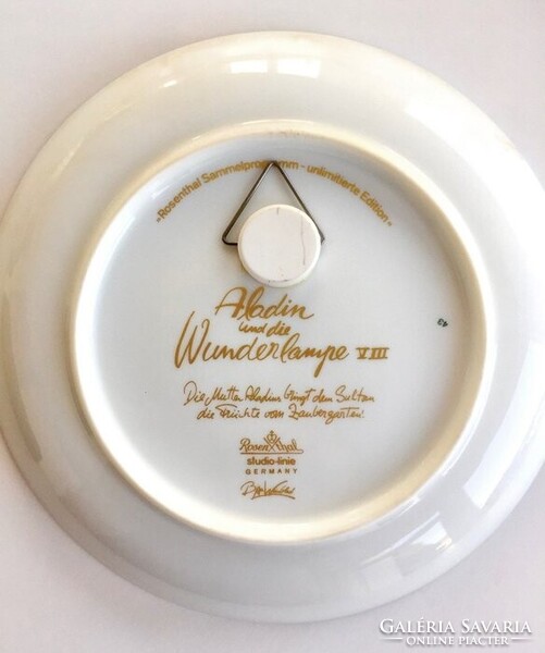 ROSENTHAL porcelán tányérok (12 db), "ALADIN és a CSODALÁMPA"