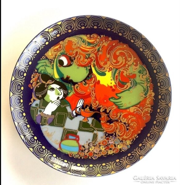 ROSENTHAL porcelán tányérok (12 db), "ALADIN és a CSODALÁMPA"