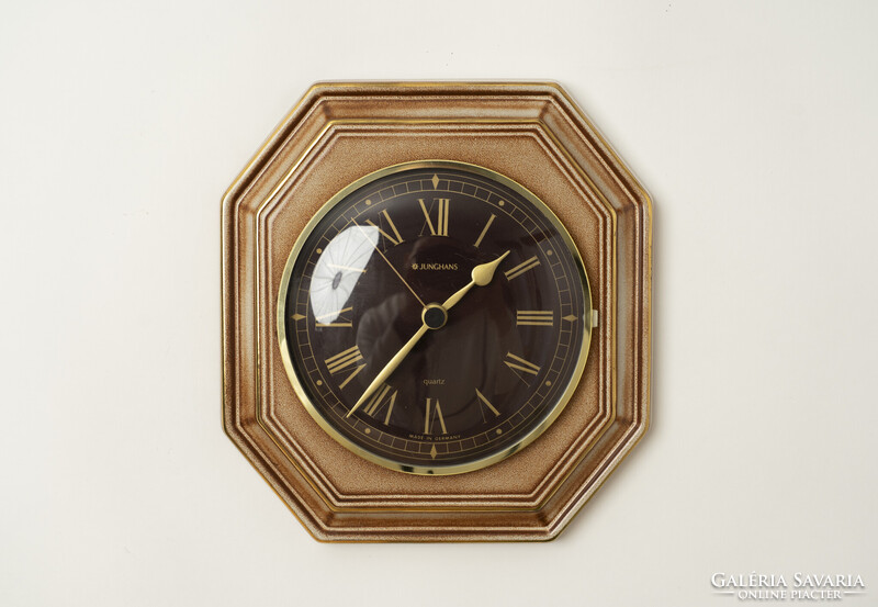 Mid Century JUNGHANS Kerámia Falióra / Régi Német / Retró