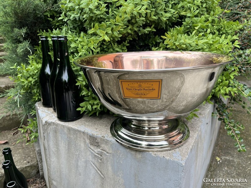 CHAMPAGNE CLUB - Veuve Clicquot Ponsardin 6 palackos pezsgőhűtő jégtál az 1970-es évekből
