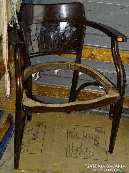 ANTIK THONET ( OTTO WAGNER ) JELZETT  KAROSSZÉK KARSZÉK KARFÁS SZÉK !!!