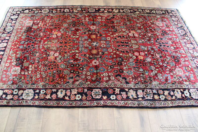 200 x 127 Saruk / Sarogh / Sarough kézi perzsaszőnyeg Irán - prémium minőség, szép állapot