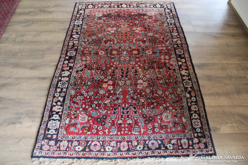 200 x 127 Saruk / Sarogh / Sarough kézi perzsaszőnyeg Irán - prémium minőség, szép állapot