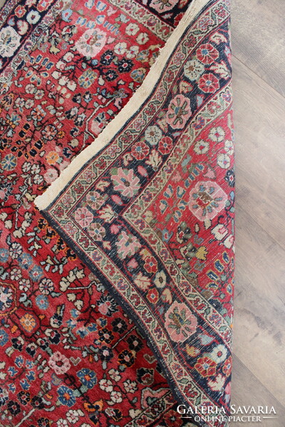 200 x 127 Saruk / Sarogh / Sarough kézi perzsaszőnyeg Irán - prémium minőség, szép állapot