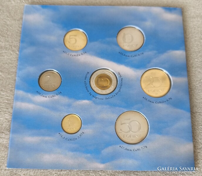 2006-os Dísztokos forgalmi sor Magyarország pénzérméi 5000 db Proof. 1956-os forradalom emlékére
