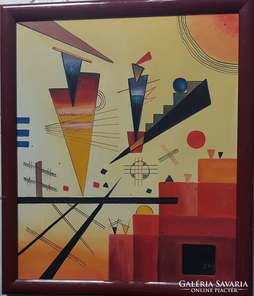 B.  ROY : Absztrakt kompozició Vassily Kandinsky nyomán