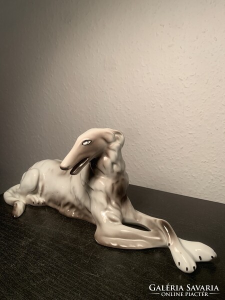 Orosz agár,Vintage Lengyel porcelán