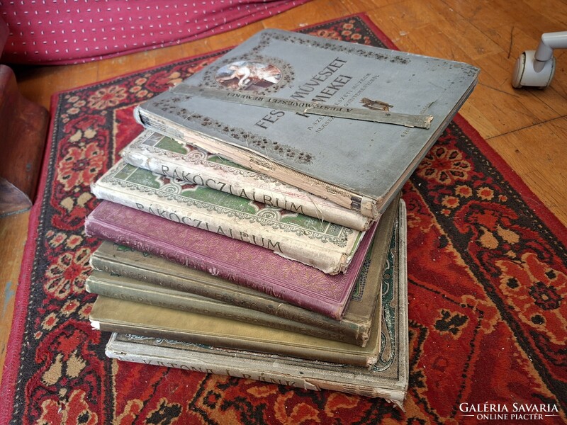 1900k, 8 db-os PESTI NAPLÓ ALBUM összeállitás CSAK EGYBEN jelképes áron-JAVITÓKNAK?
