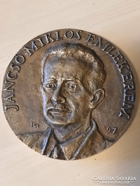 Emlék plakett két oldalas bőrtokban