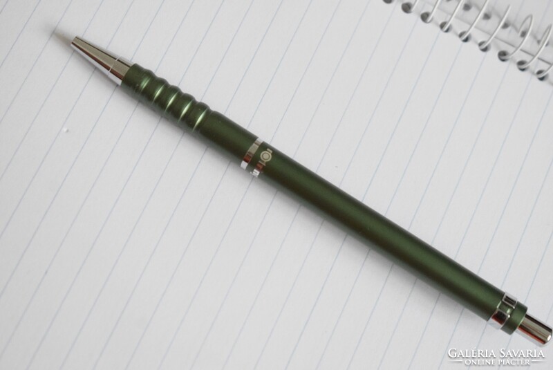 Rotring , rOtring 400 golyóstoll , eloxált zöld alumínium , fém tollbetét 90-es évek