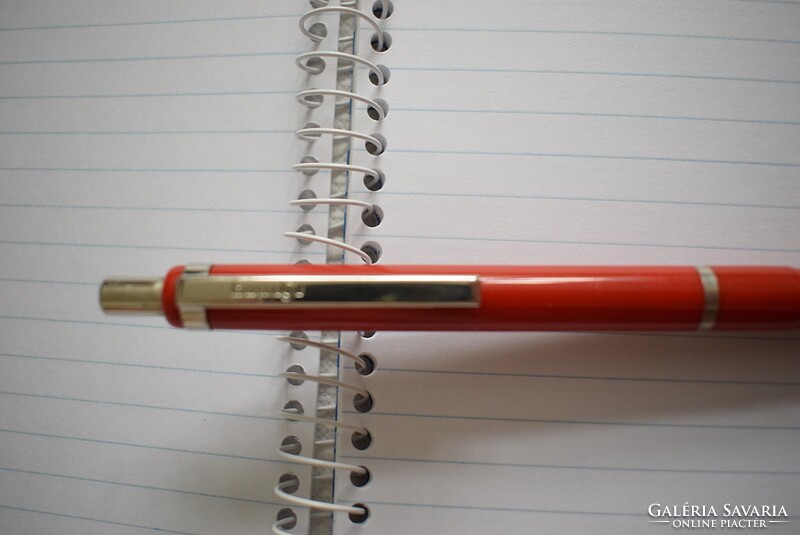 Rotring , rOtring Tikky special golyóstoll piros színű fém karikával , műanyag tollbetét 80-as évek