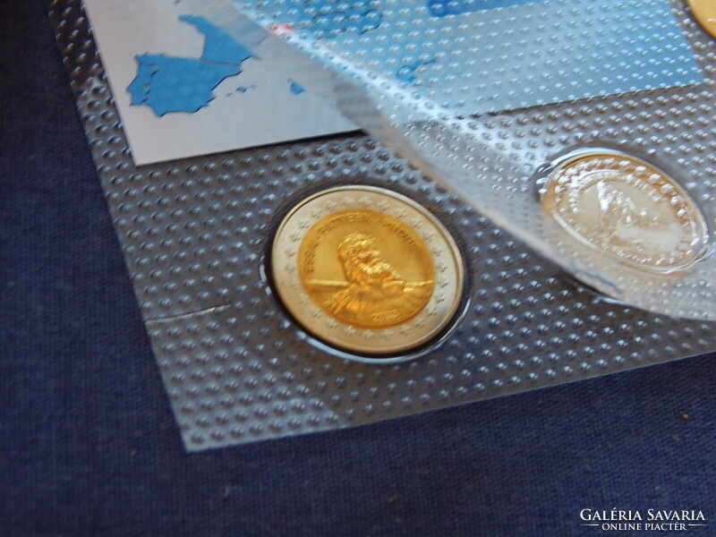 Svájc Euro Forgalmi sor 2003 Próba tervezet (8 darab érme: 1 C - 2 €) Lásd leírás!