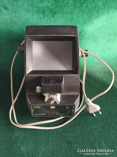 Hanimex E400 Dual 8mm Filmszerkesztő és Nézőke (Japán, 1970')