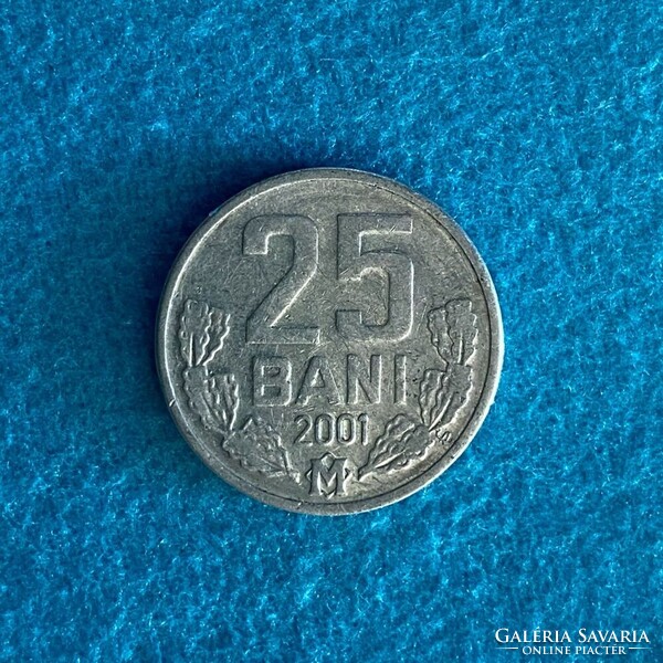 Moldova - 25 bani - 2001 coin