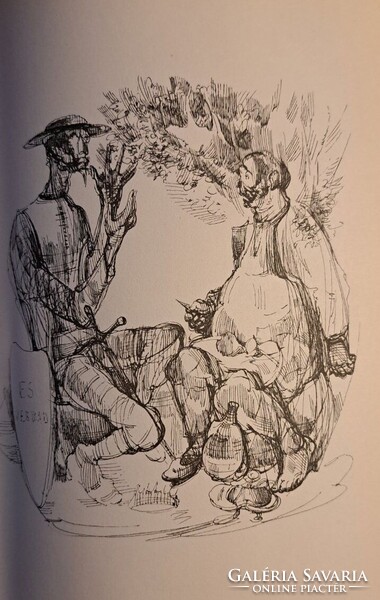 Cervantes / Don Quijote 1962 / Martyn Ferenc rajzaival