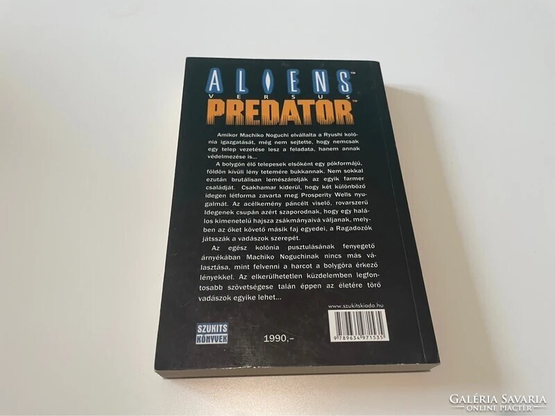 Aliens vs Predator A préda könyv Steve Perry Stephany Perry