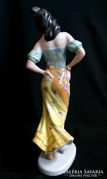 Herendi "Carmen" porcelán szobor/figura – 29 cm – Hibátlan!