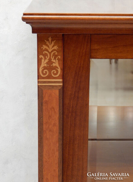 Biedermeier kétajtós vitrin  [ D - 03 ]  Bútorgyártás mesterfokon!