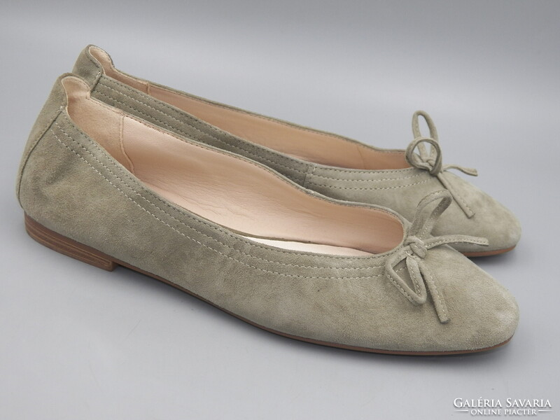 Új! 5TH Avenue velúrbőr balerina, 40 -es