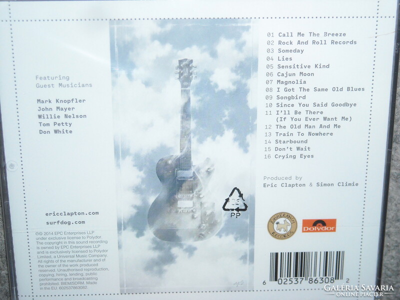 ERIC CLAPTON & FRIENDS THE BREEZE AN APPRECIATION OF JJ CALE CD ÚJ gyári bontatlan