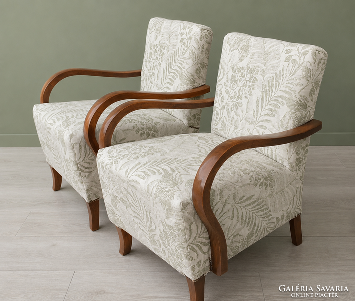 Felújított mid century fotelek párban