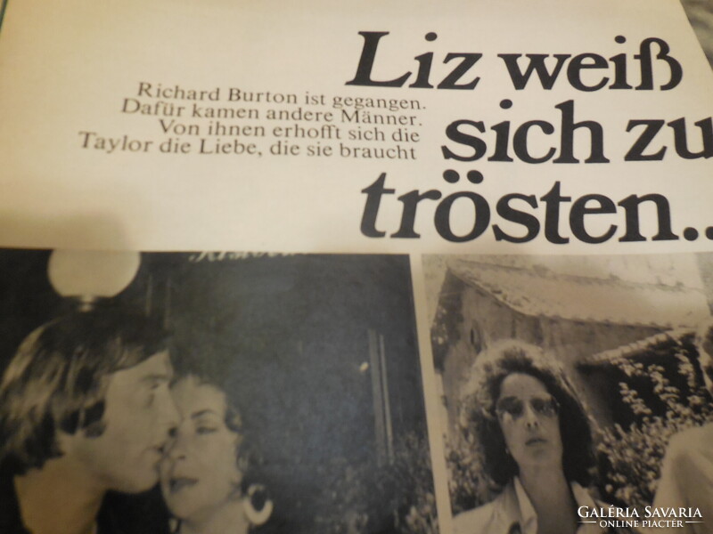 BUNTE - colorful West German magazine  from ..1973 , interesting stories , beautiful photos