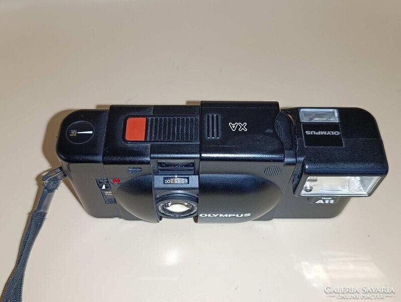 OLYMPUS XA Rangefinfer távmérős A11 vakuval 35mm filmes fényképezőgép