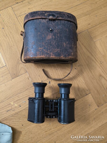 Antik Német katonai tàvcső 1903 környékén Germany, CP Goerz, 6x. Milike, videó !