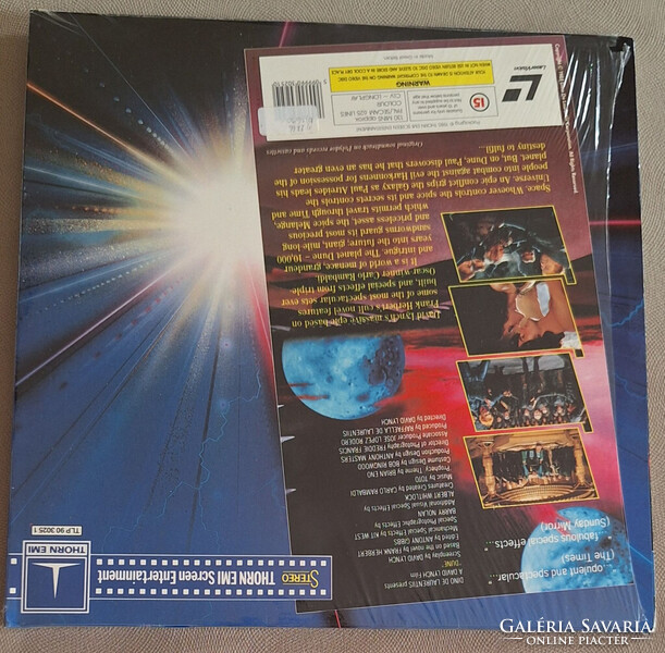 Dűne (David Lynch) - Laserdisc Videólemez kétlemezes UK. kiadás 1984