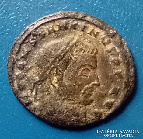 Római bronz , CONSTANTINUS I. // JUPITER glóbusszal sas koszorúval
