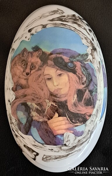 Faragó Miklós nègy évszak Hollóházi porcelán
