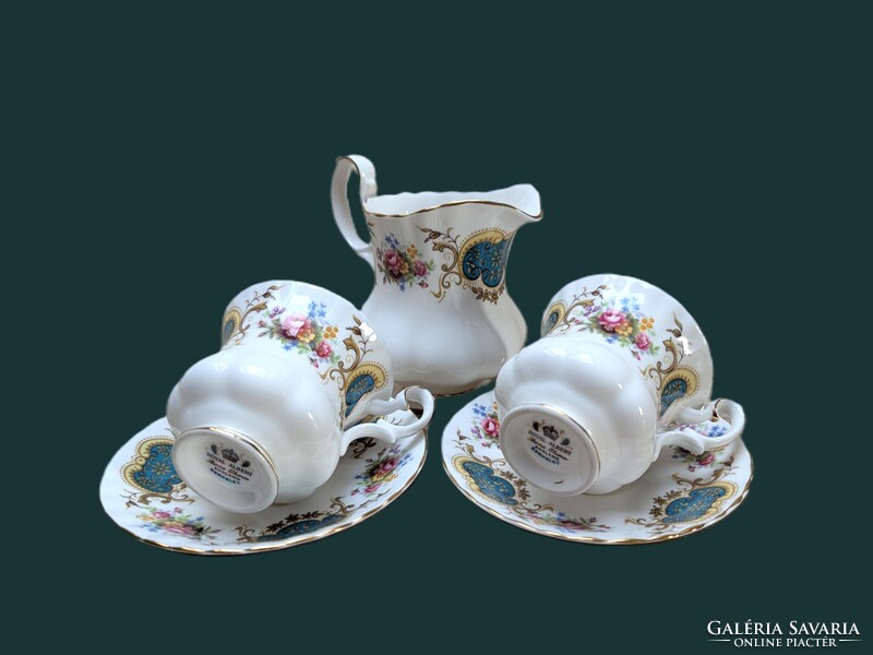 Royal Albert Berkeley kávéscsészék+aljak+kiöntő