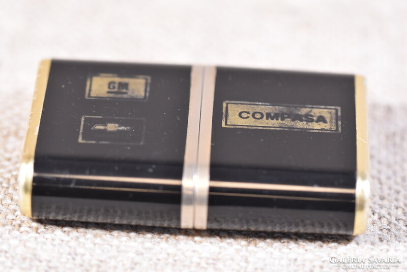 GM Compaxa Chevrolet vintage zseb kvarc ébresztőóra utazóóra 1980 as évek