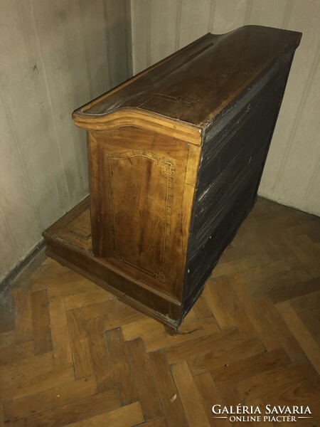 Antik  szobai térdeplő , imazsámoly  szekrényes 1800-as évek  eredeti állapotú!