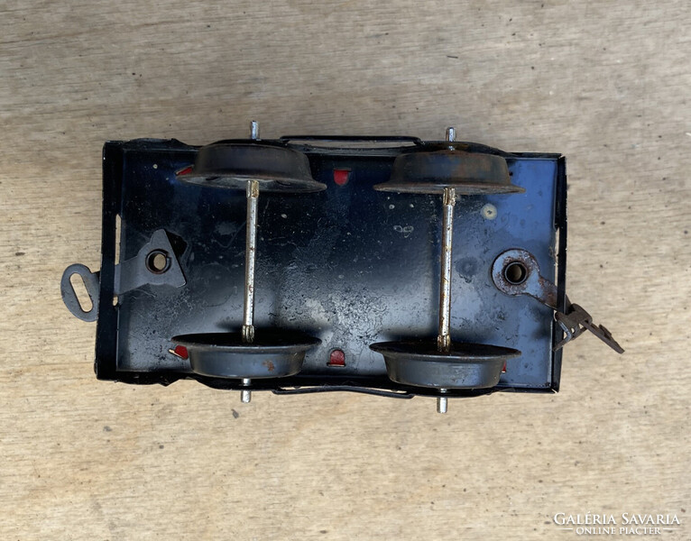 Hornby modellvasút bádog mozdony szerkocsival