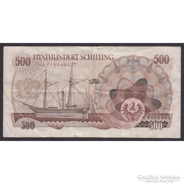 Ausztria,500 schilling 1965 VG