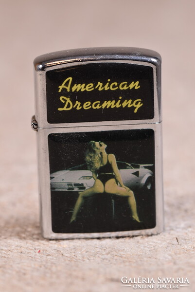 Öngyújtó American Dreaming DS Turbo piezo Pin Up lány fém