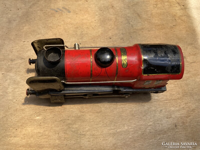 Hornby modellvasút bádog mozdony szerkocsival