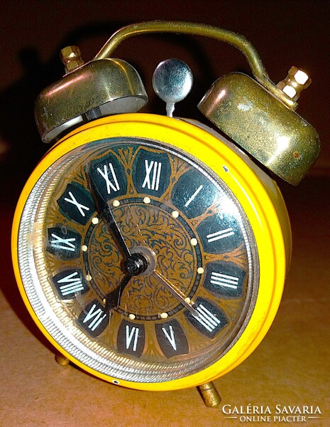 1960'S német VEKKER, ÉBRESZTŐÓRA mechanikus -BLESSING,PETER,JERGER-működik