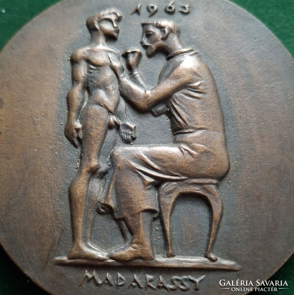 Madarassy Walter: Dr. Korányi Frigyes, bronz érem, 1963