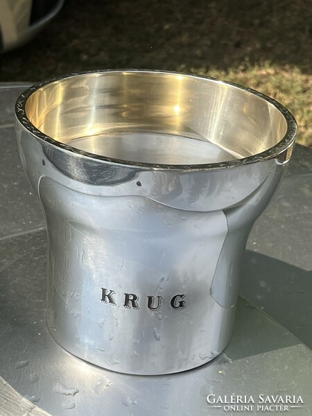 CHAMPAGNE CLUB - KRUG Champagne – François Bauchet által tervezett ón pezsgőhűtő veder – Első kiadás