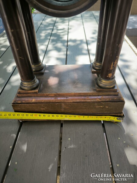 Biedermeier kandalló óra asztali óra  doboz hàz tok szekrény fàból