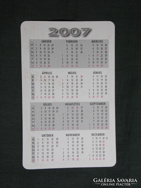 Kártyanaptár,Szent István gyógyszertár,patika,Kecskenét,Békéscsaba,patikaedény, 2007   (8)