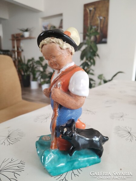 Szécsi Jolán kerámia figura cca16 cm